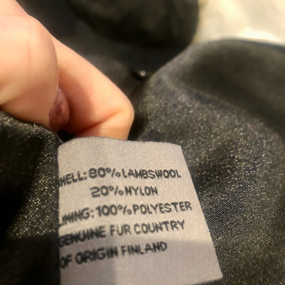 Forecaster Platinum Fur Collar LambsWool Coat - Picture 5 of 6